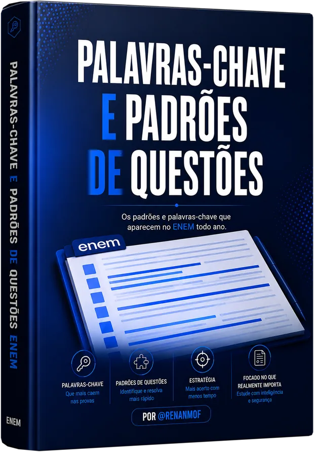 Capa do PDF Palavras-Chave e Padrões de Questões